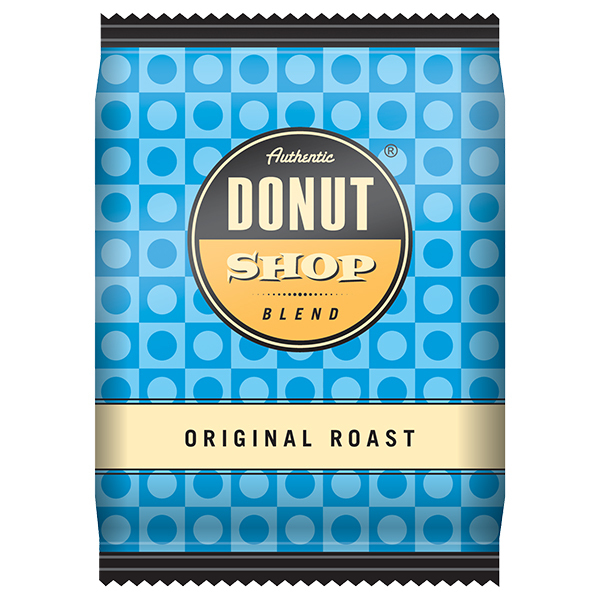 Authentic Donut Shop Blend Donut Shop Original Roast, 1.5 oz Fraction Packs, PK42 PK RI5600